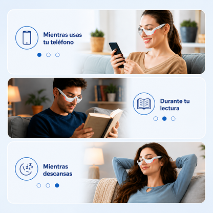 Livora Glow – Lentes de luz roja con microestimulación